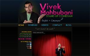 Vivek Mahbubani - Comedian Website